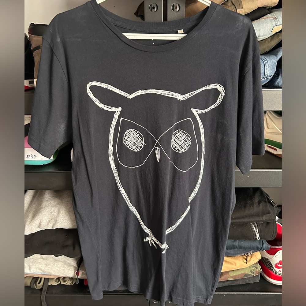 Knowledge cotton apparel t-shirt size Large